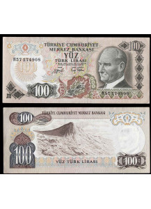 TURCHIA 100 Lira 1972 Kemal Atatürk Fior di Stampa